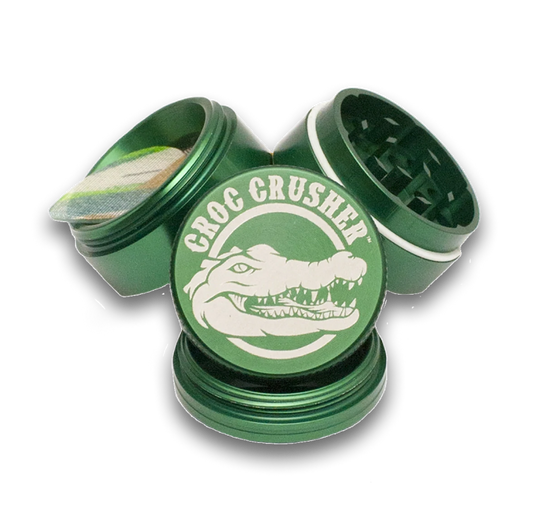Croc Crusher - 2.5 Inch Herb Grinder (Green)