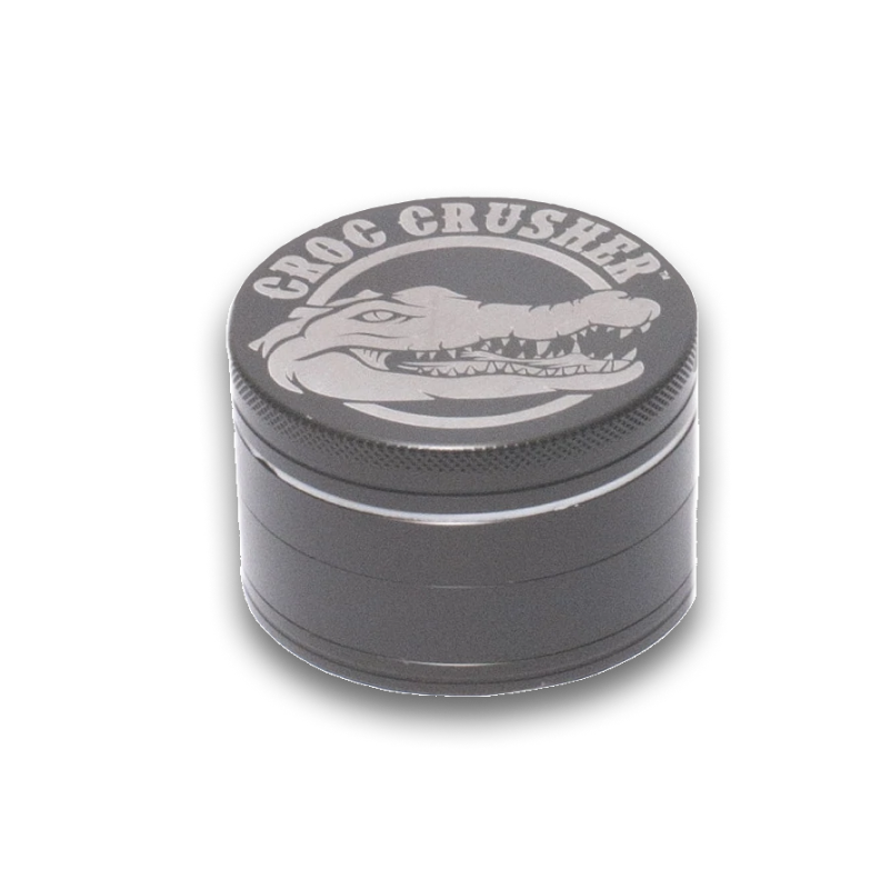 Croc Crusher - 2 Inch Herb Grinder (4 pc. Gunmetal)