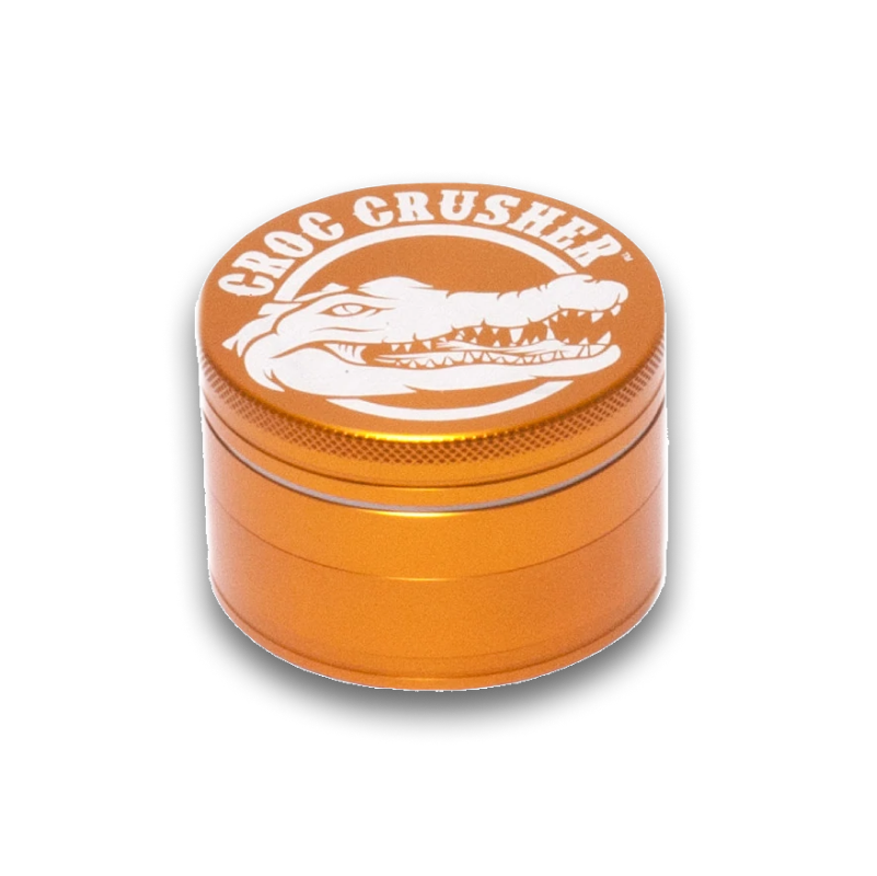 Croc Crusher - 2.5 Inch Herb Grinder (Orange)