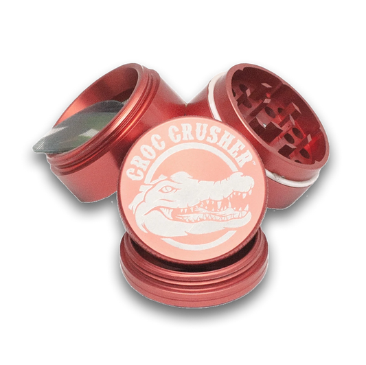 Croc Crusher - 2.5 Inch Herb Grinder (Pink)