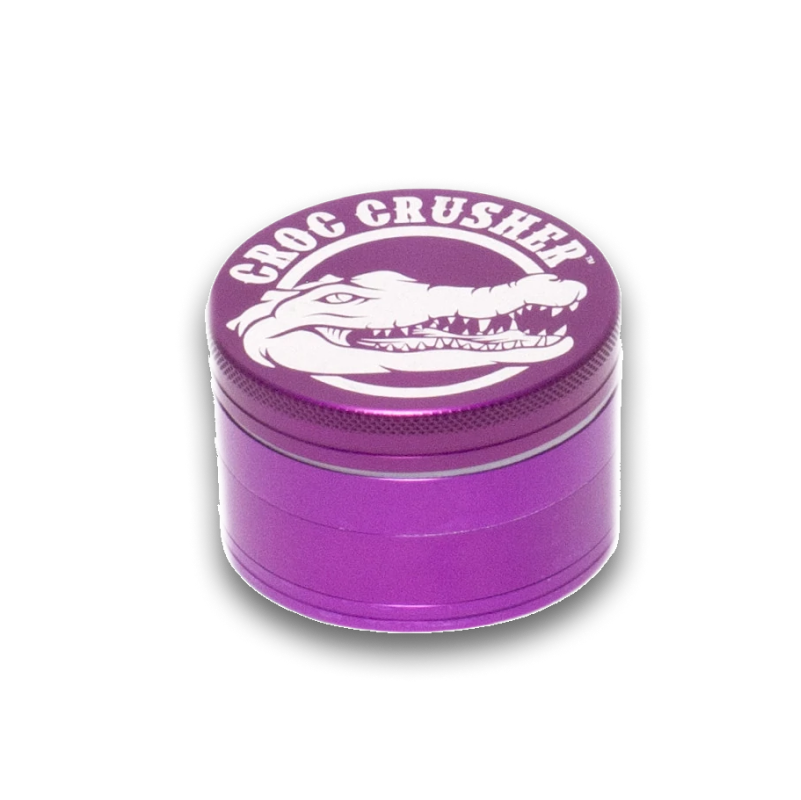 Croc Crusher - 2 Inch Herb Grinder (4 pc. Purple)