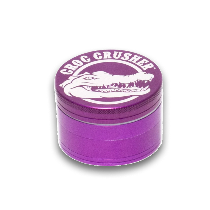 Croc Crusher - 1.5 Inch Herb Grinder (4 pc. Purple)