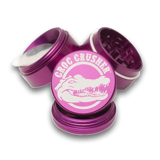Croc Crusher - 2 Inch Herb Grinder (4 pc. Purple)