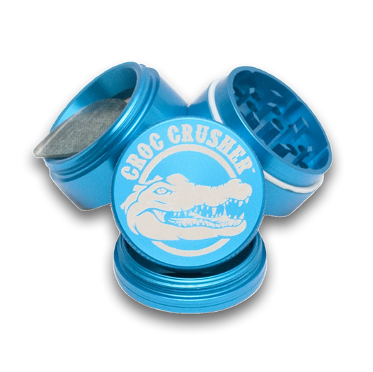 Croc Crusher - 1.5 Inch Herb Grinder (4 pc. Turq)