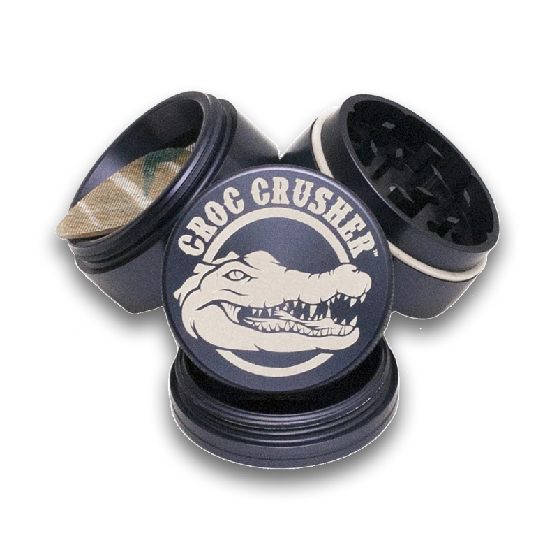 Croc Crusher - 2.5 Inch Herb Grinder (Cobalt)