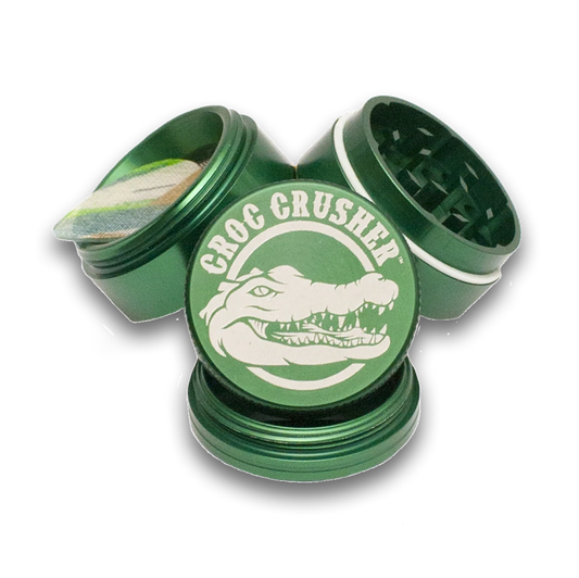 Croc Crusher - 2.2 Inch Herb Grinder (Green)