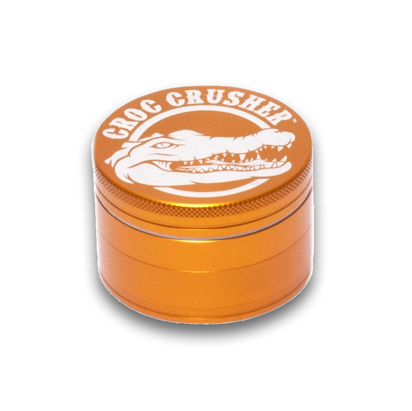 Croc Crusher - 2.2 Inch Herb Grinder (Orange)