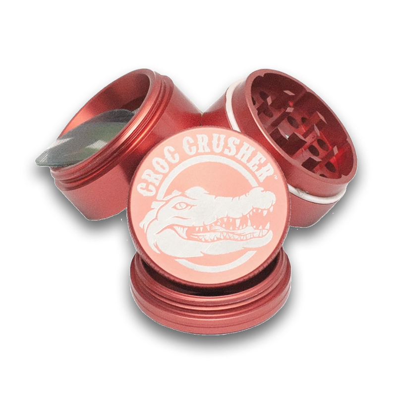 Croc Crusher - 1.2 Inch Herb Grinder (4 pc. Pink)