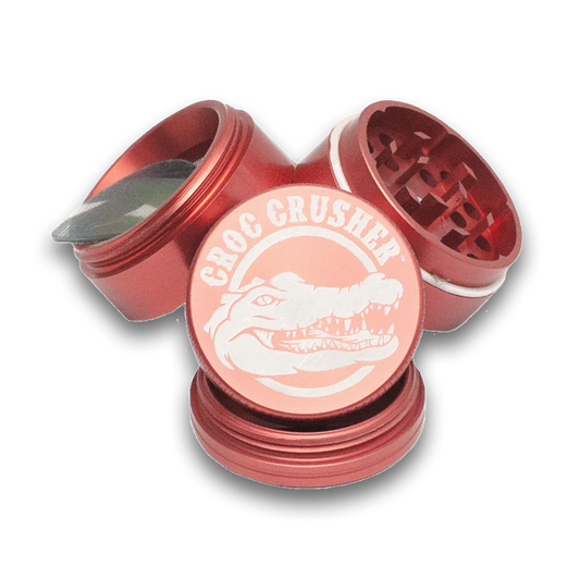 Croc Crusher - 1.2 Inch Herb Grinder (4 pc. Pink)